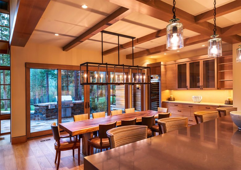 architect John Sather designs luxury mountain cabin Lake Tahoe