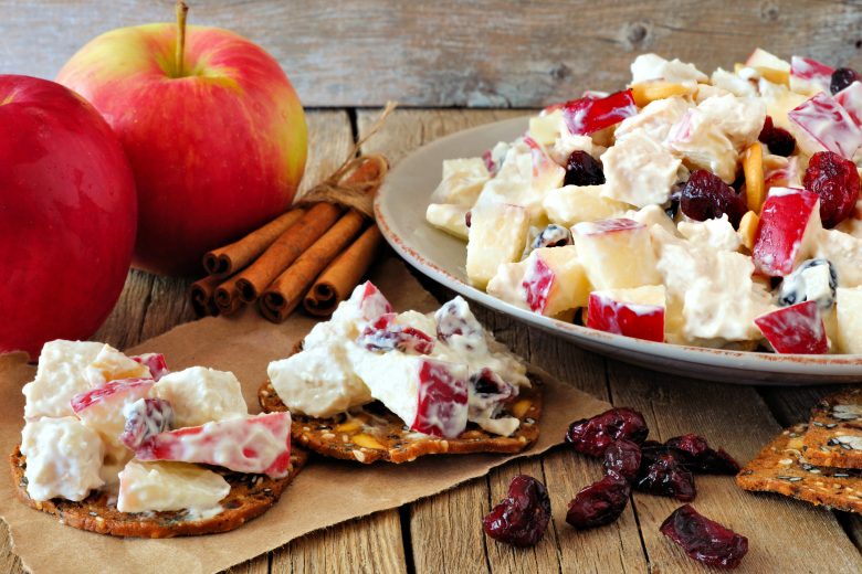Apperizer recipe grilled chicken and apple salad