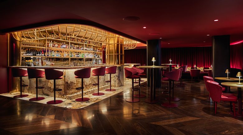 Bar at the Elwood Club in Newport Beach